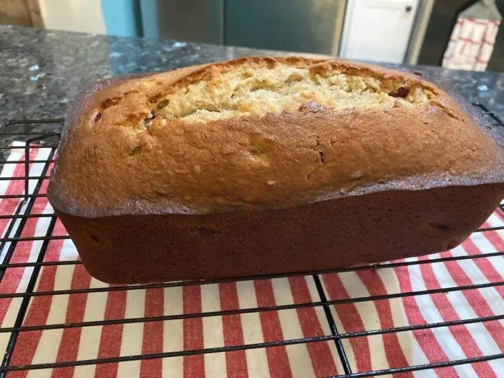Strawberry Banana Bread with Coconut from Out of the Box Baking.com