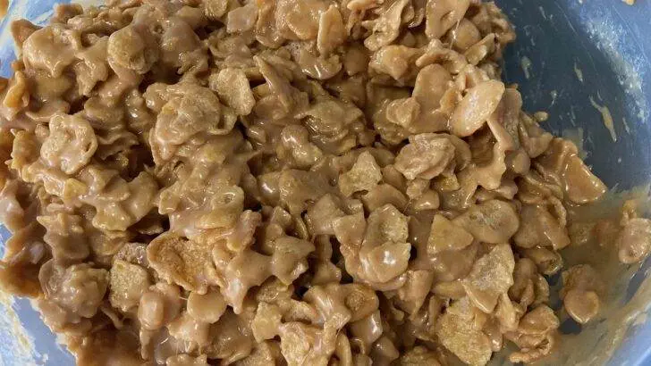 Old-Fashioned Cornflake Candy from Out of the Box Baking.com