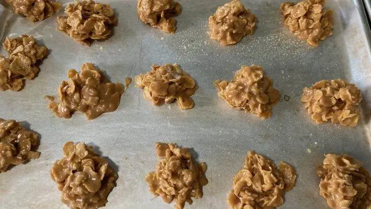 Old-Fashioned Cornflake Candy from Out of the Box Baking.com