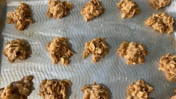 Old-Fashioned Cornflake Candy from Out of the Box Baking.com