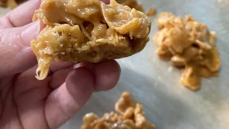Old-Fashioned Cornflake Candy from Out of the Box Baking.com