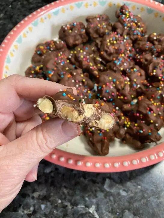 Chocolate Covered Peanuts from Out of the Box Baking.com