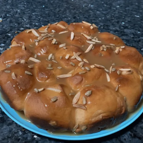 Easy Honeycomb Buns (Roti Sarang Lebah)