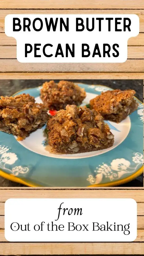 Brown Butter Pecan Bars from Out of the Box Baking
