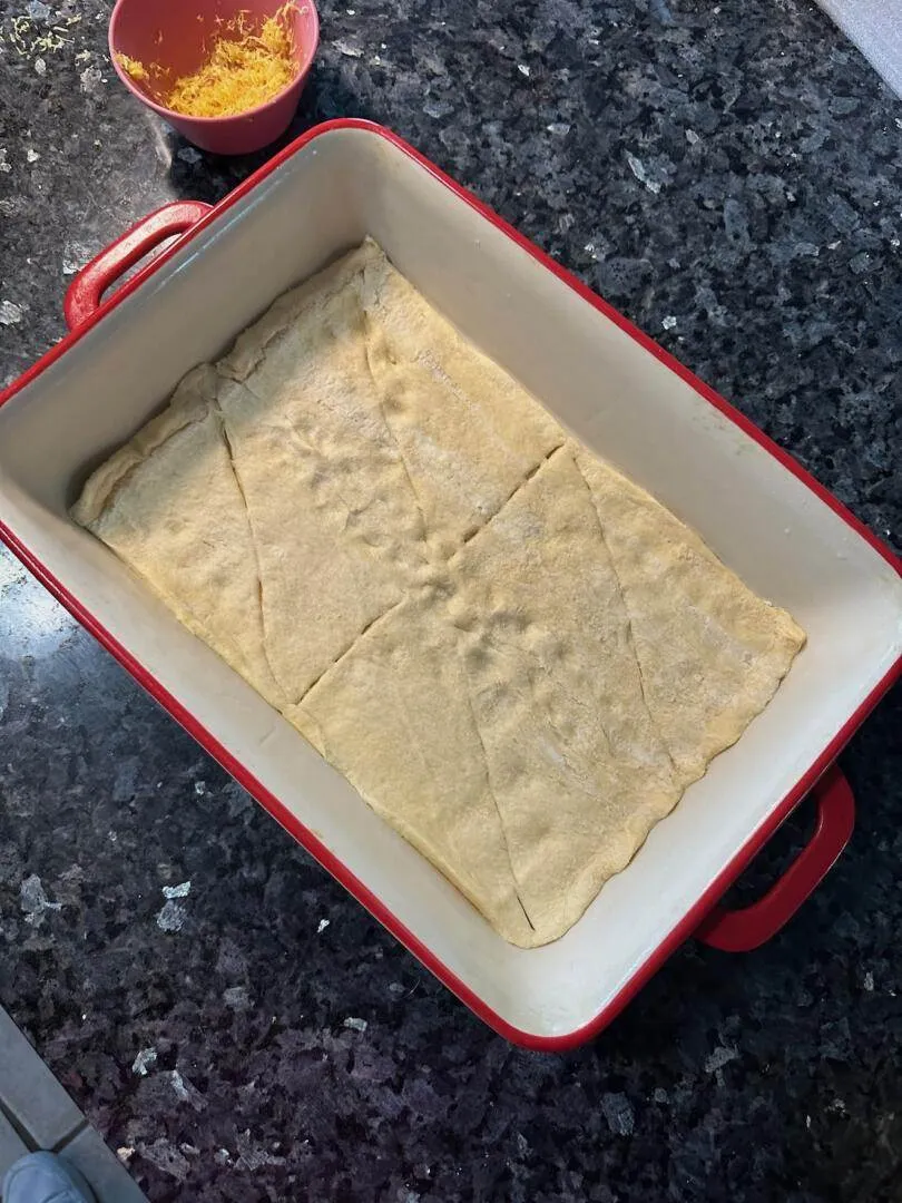 Strawberry Cheesecake Bars with Crescent Rolls - Out of the Box Baking