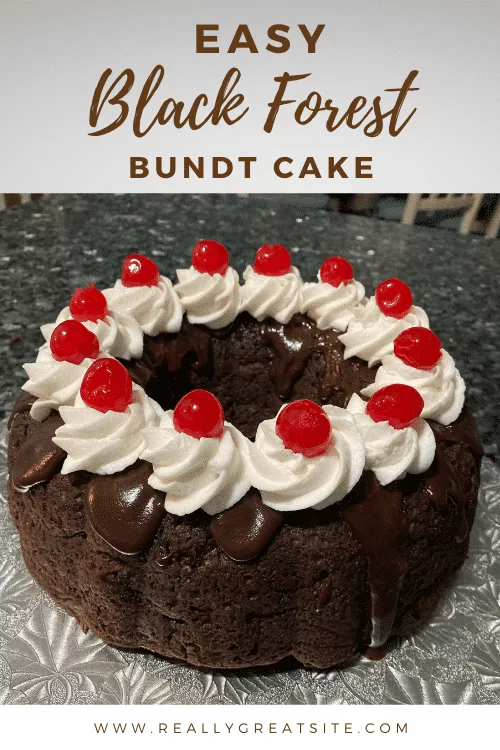 Black Forest Bundt Cake - i am baker